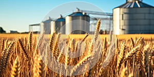 Grain Storage Facility Agricultural Silos