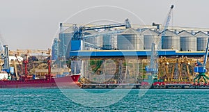 Grain terminal - transshipment complex