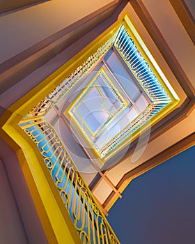 Grainger Engineering Library Staircase