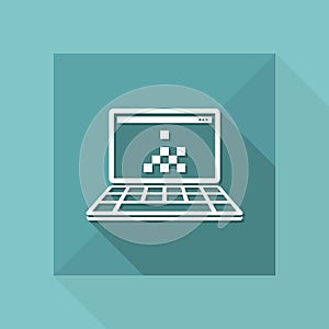 Grainy image - Flat minimal icon