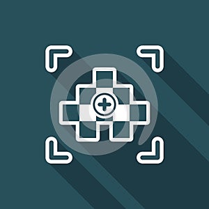 Grainy image - minimal flat icon