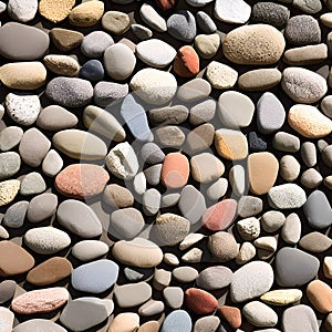 A grainy and pebbled texture with pebbles and stone surfaces1, Generative AI