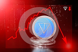 Gram cryptocurrency value price fall drop; gram price down