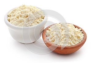 Gram flour in bowl