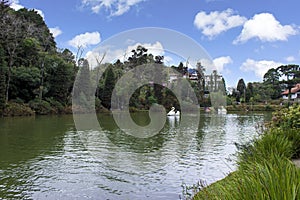 Gramado city, Rio Grande do Sul, Brazil. Black lake lago negro