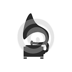 Gramaphone icon design photo