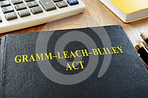 The Gramm-Leach-Bliley Act GLBA or Financial Services Modernization Act.