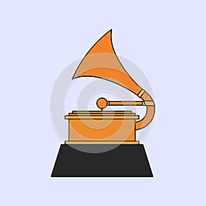 Grammy Award Vector Illustration Icon Grammy icon photo