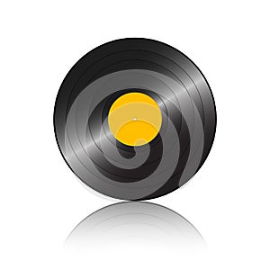 Gramophone record yellow