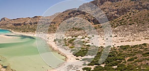 Gramvousa island and Balos Lagoon on Crete