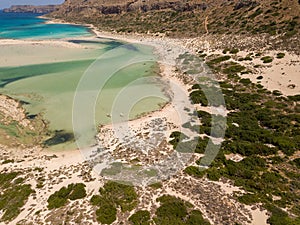 Gramvousa island and Balos Lagoon on Crete