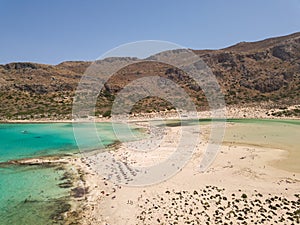 Gramvousa island and Balos Lagoon on Crete