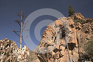 Gran Canaria, Canary Islands, hiking route up the White Cliff, Risco Blanco