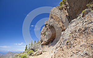 Gran Canaria, Cuevas de Caballero at Risco Chapi photo