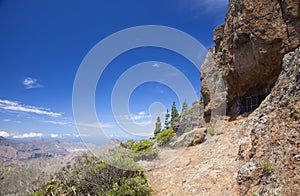 Gran Canaria, Cuevas de Caballero at Risco Chapi photo