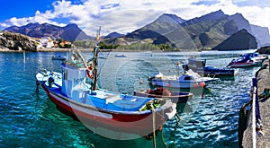 Gran Canaria island- picturesque traditional fishing village La Aldea de San Nicolas de Tolentino photo