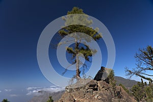 Gran Canaria, landscape of the central montainous part of the island, Las Cumbres, ie The Summits photo