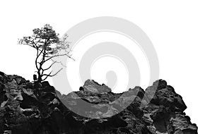 Gran Canaria, landscape of the southern part of the island along Barranco de ArguineguÃÂ­n steep and deep ravine photo