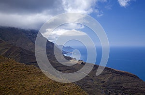 Gran Canaria, March,  landscapes of Agaete municipality