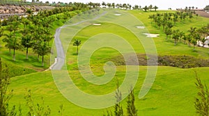 Gran Canaria Meloneras golf green grass photo