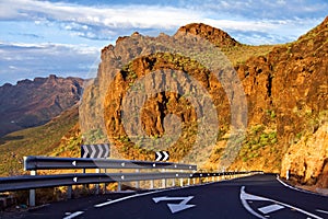 Gran Canaria mountain road