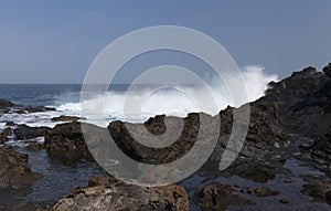 Gran Canaria, north coast, rockpools around Puertillo de Banaderos