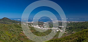 Gran Canaria, panoramic view of Teror