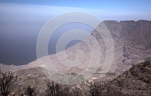 Gran Canaria, part of Nature Park Tamadaba affected by forest fire photo