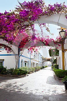 Gran canaria Puerto de Mogan white houses