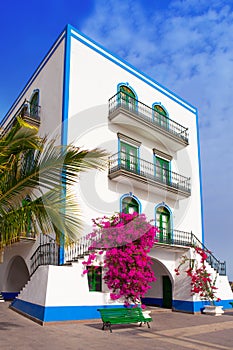 Gran canaria Puerto de Mogan white houses photo