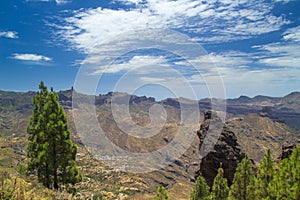 Gran Canaria, route Cruz de Tejeda - Artenara photo