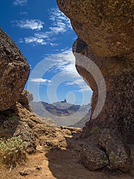 Gran Canaria, route Cruz de Tejeda - Artenara photo