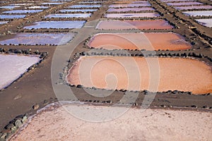 Gran Canaria, salt evaporation ponds photo