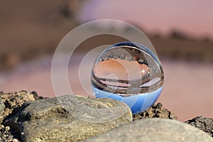 Gran Canaria, salt evaporation ponds photo