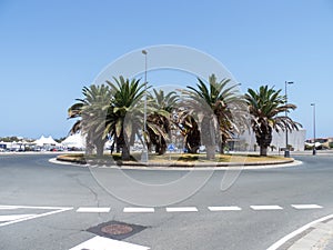 Calle Mar del Norte road in Maspalomas, Gran Canaria photo