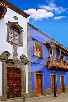 Gran Canaria Teror colorful facades photo