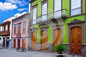 Gran Canaria Teror colorful facades photo