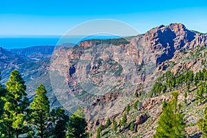 Gran Canaria viewed from Pico de las Nieves, Canary islands, Spain