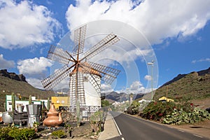 Gran Canaria windmill photo