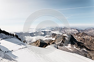 Gran Paradiso Mountain climbing