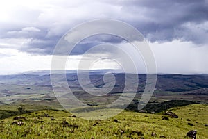 Gran Sabana view during a rainning day