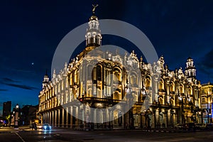 THEATRE. Gran Teatro de La Habana Alicia Alonso by night