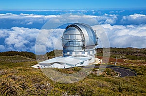 Gran Telescopio Canarias, Roque de los Muchachos Observatory, Island La Palma, Canary Islands, Spain, Europe