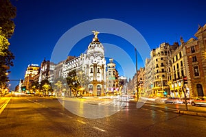 Gran Via Madrid photo