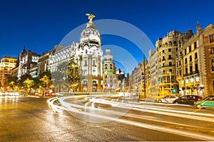 Gran Via Madrid photo