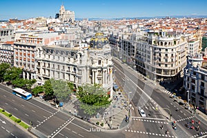 Gran Via Madrid Spain