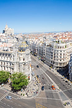 Gran Via Madrid Spain photo