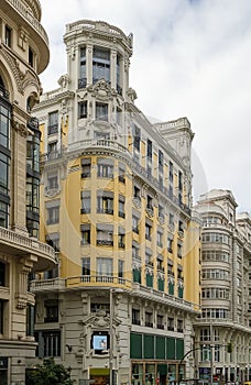 Gran Via street, Madrid