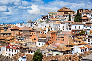 Granada - Albaicin Moorish quarter, Andalusia in Spain