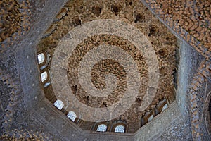 Hall of the Abencerrajes, The Alhambra, Granada Andalucia Spain.